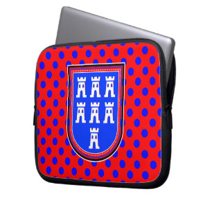 Capa Para Notebook Sinal Saxão Azul Vermelho