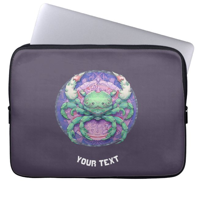 CAPA PARA NOTEBOOK SINAL ZODIAC PERSONALIZADO DO CANCER (Frente)