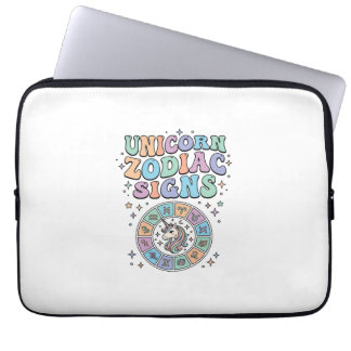 Capa Para Notebook Sinal Zodíaco Unicórnio Design Vetorial Kawaii_1