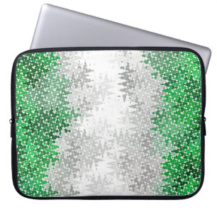 Capa Para Notebook Sinalizador do Orgulho Grayromântico do Trippy Abs