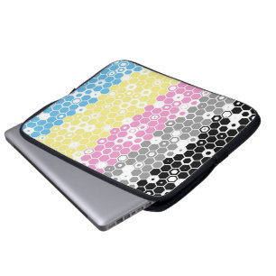 Capa Para Notebook Sinalizador do Orgulho Poligémico de Abstrato de M