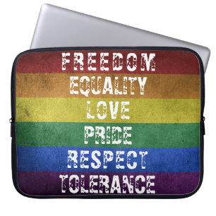 Capa Para Notebook Sinalizador LGBT Orgulho Moderno do Arco-Íris