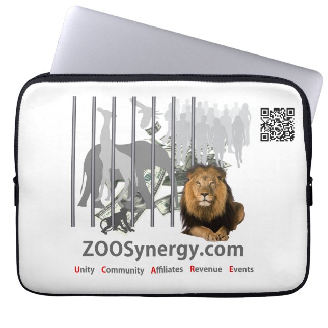 Capa Para Notebook Sinergia ZOOS - Bolsa de laptop 13" (Frente)
