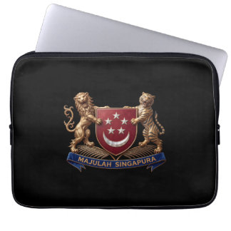 Capa Para Notebook singapore country flag symbol emblem coat arms
