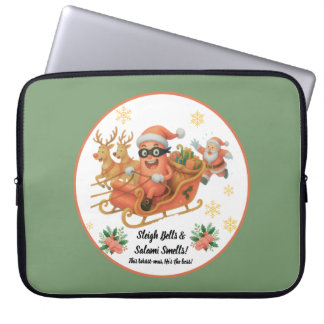 Capa Para Notebook Sinos de Trenó e Cheiro de Salame!