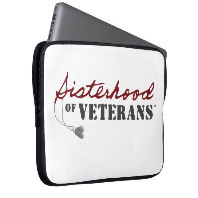 Capa Para Notebook Sisters of Veterans Military Pride Design (Frente Esquerda)