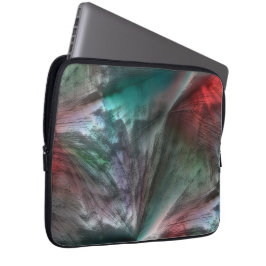 Capa Para Notebook Skerry digital na horta verde-prateada para vermel