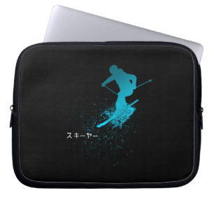 Capa Para Notebook Skier, Ski, Japonês