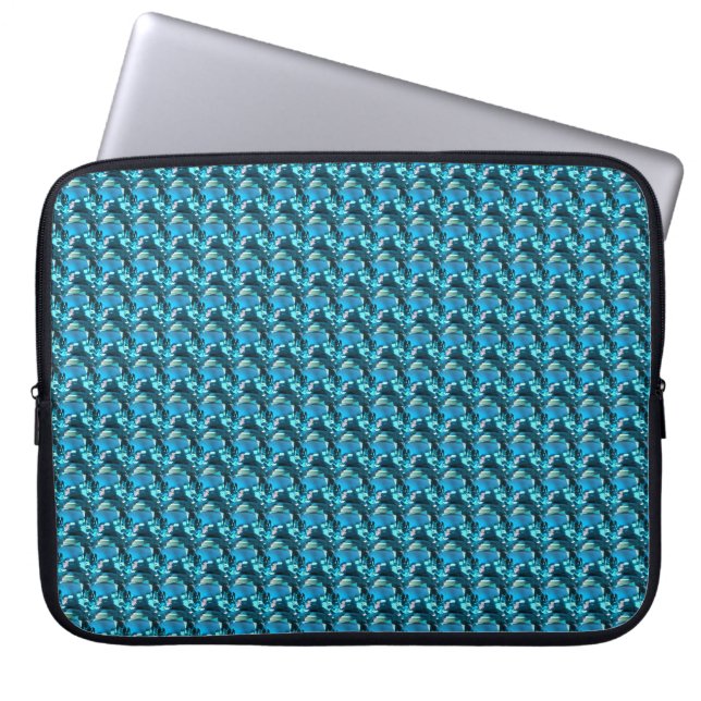 Capa Para Notebook Sky Blue Topaz Cushion Gemstone (Frente)