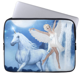 Capa Para Notebook Sky Faerie Asparas e Unicorn