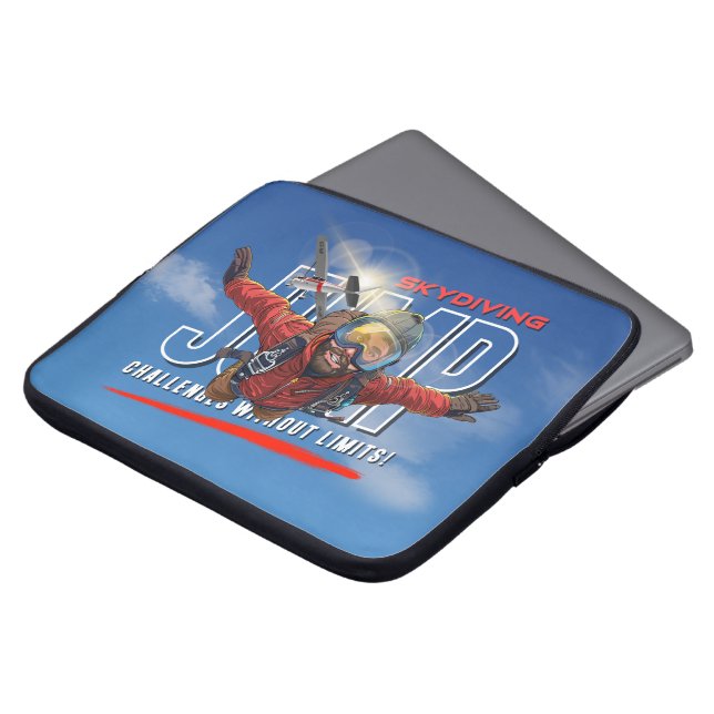 Capa Para Notebook  Skydiving-Feel Freedom Above the Clouds | 15" Men (Frente Topo)