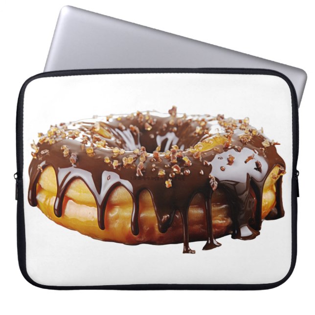 Capa Para Notebook SlipperyJoe's decadent donut covered thick glossy  (Frente)