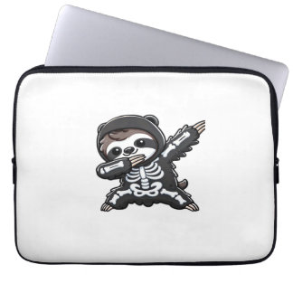 Capa Para Notebook Sloth Halloween Skeleton Kids Women Men Sloth Clas