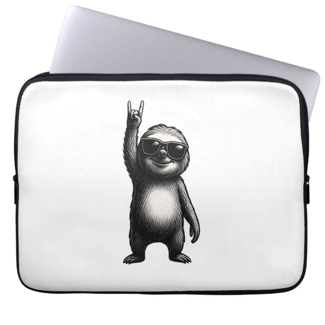 Capa Para Notebook Sloth Rocking Dance (Frente)