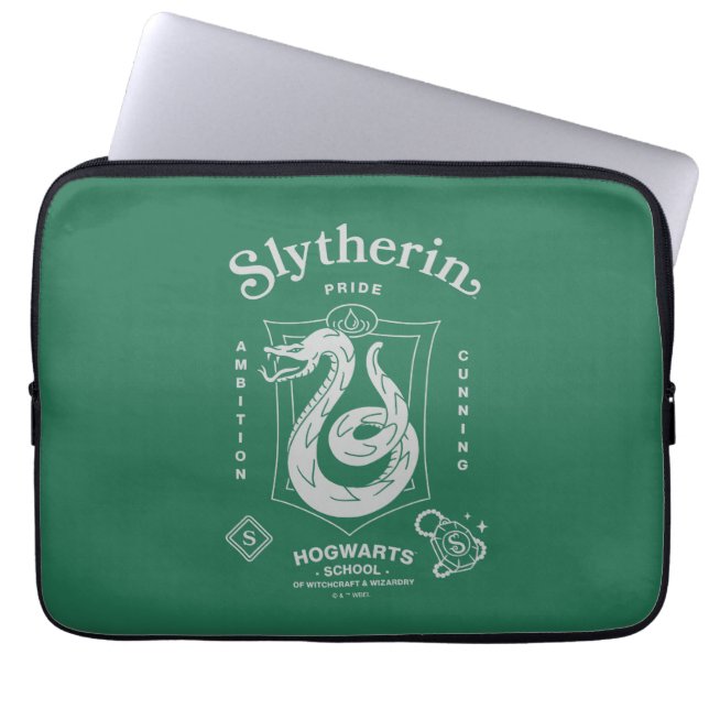 Capa Para Notebook SLYTHERIN™ Pride Ambition Cunning Crest (Frente)