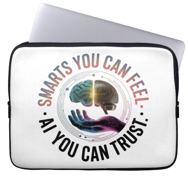 Capa Para Notebook Smarts Você Pode Sentir - Design de Futuro do Cére (Frente)