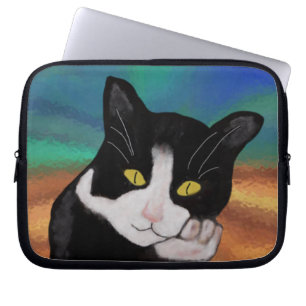 Capa Para Notebook Smoking a bolsa de laptop do gato