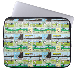 Capa Para Notebook Snoopy e Amigos Ir acampar