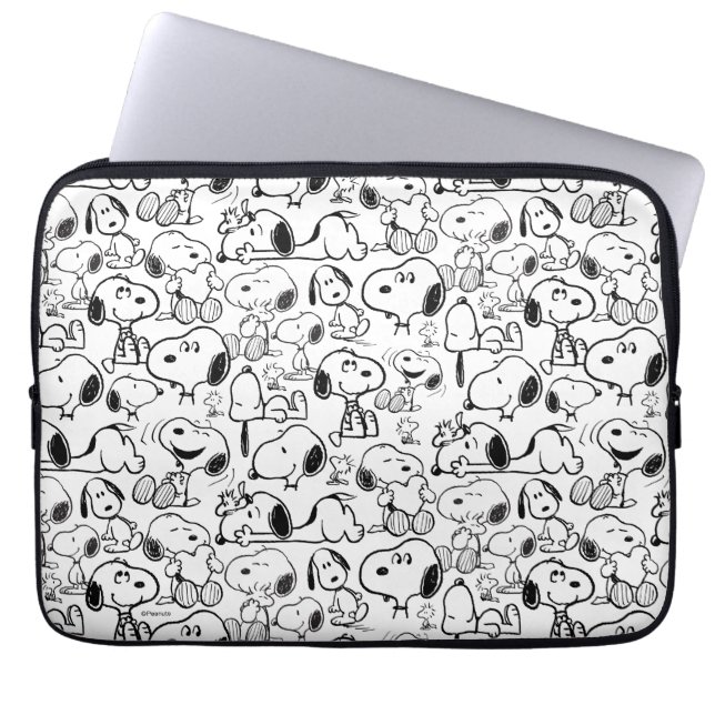 Capa Para Notebook Snoopy Smile Giggle Ria Padrão (Frente)