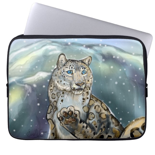 Capa Para Notebook Snow Lepard (Frente)