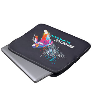 Capa Para Notebook Snowboard Bolsa de laptop de 13"