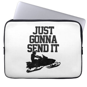 Capa Para Notebook Snowmobile Vai Enviar Um Motor Engraçado Gif