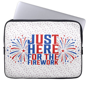 Capa Para Notebook Só Aqui Para Os Fogos De Artifício Engraçados Para