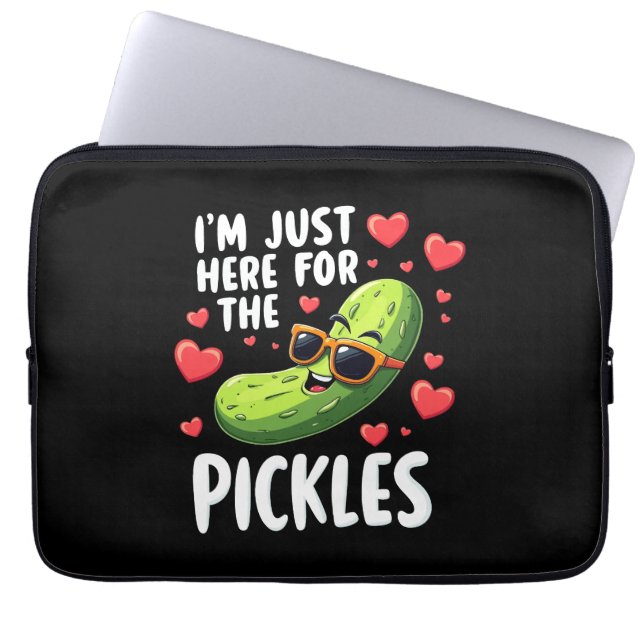 Capa Para Notebook Só estou aqui para os picles (Frente)