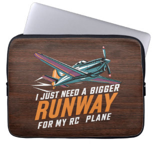 Capa Para Notebook Só preciso de uma pista maior para o meu avião RC