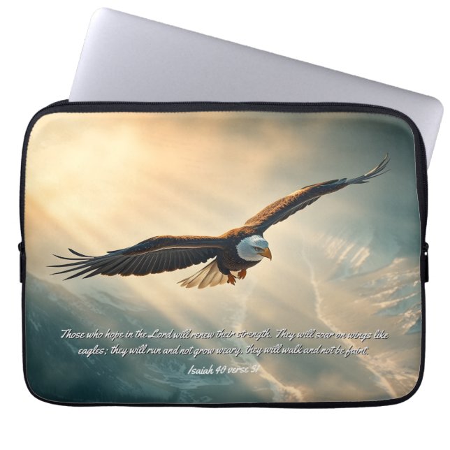 Capa Para Notebook Soar acima da tempestade | (Frente)