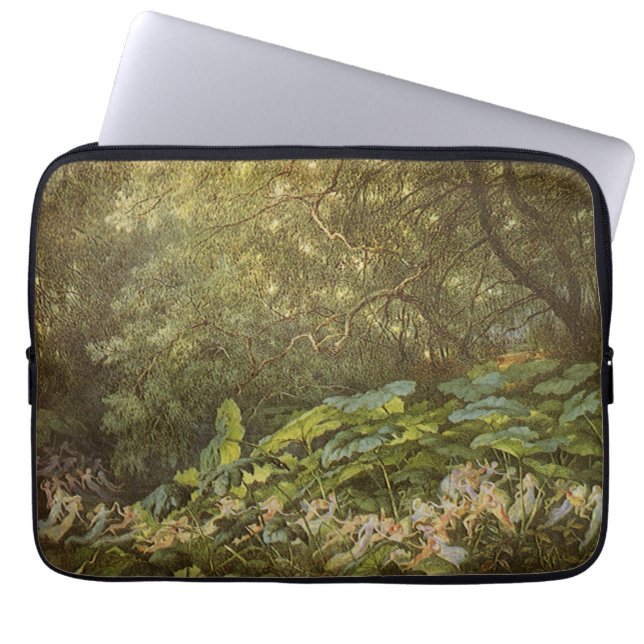 Capa Para Notebook Sob as Folhas da Docagem por Richard Doyle, Arte d (Frente)