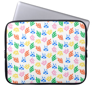 Capa Para Notebook Sob o padrão do mar Coral sem focas
