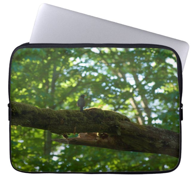 Capa Para Notebook Sobreposição de Floresta (Frente)