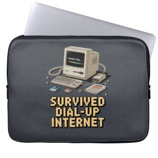 Capa Para Notebook Sobrevivente da Internet Discada – Nostalgia Retro