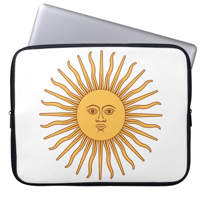 Capa Para Notebook Sol argentino (Frente)