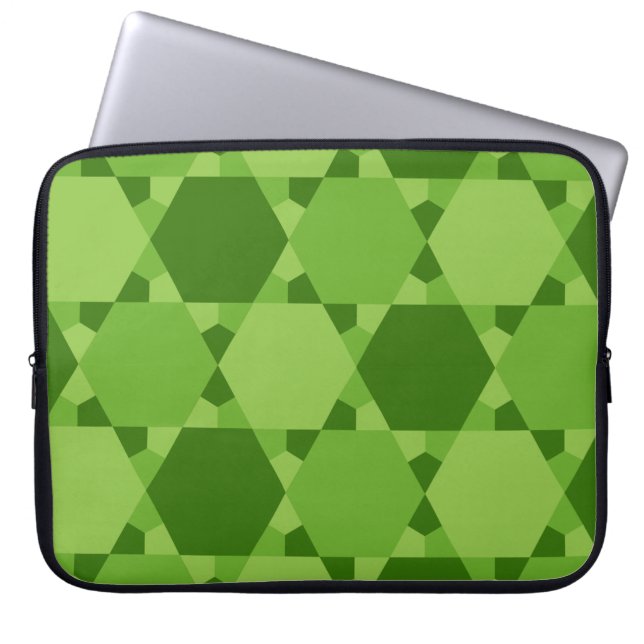 Capa Para Notebook Solomon Seal Star of David Optical Illusion (Frente)
