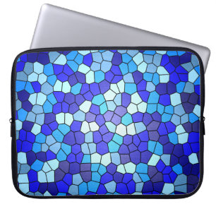 Capa Para Notebook Sombras de Vidro Azul Escondido por Shirley Taylor