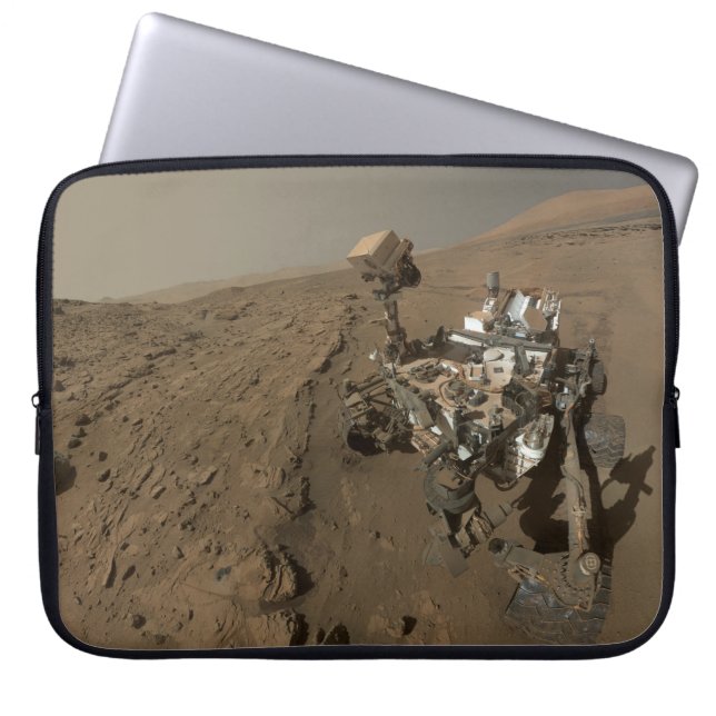 Capa Para Notebook Sondagem Mars Curiosity Vermelho Paisagem Marciana (Frente)
