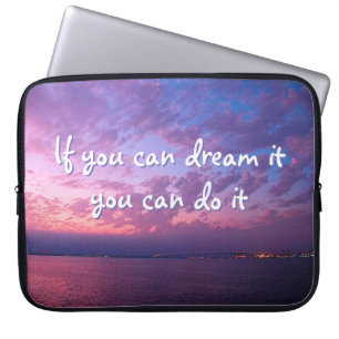 Capa Para Notebook Sonhe Que Ele Faça Isso Citando Foto De Púrpura