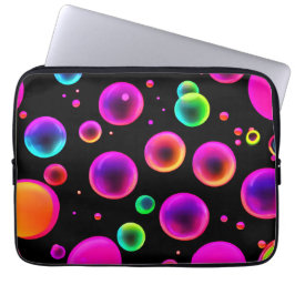 Capa Para Notebook Sonho de Bolha Brilhante Arco-íris