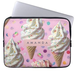 Capa Para Notebook Sonho de Sorvete Pastel Caprichoso Personalizado