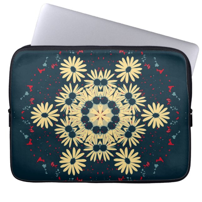 Capa Para Notebook Sonhos de Margarida Mandala (Frente)