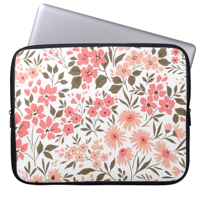 Capa Para Notebook Sonhos Florais Suaves (Frente)