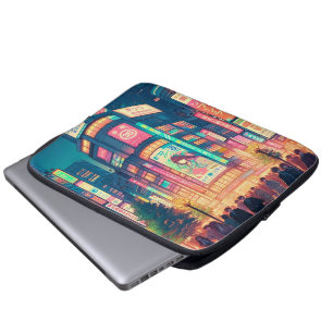 Capa Para Notebook Sonhos Neon de Shibuya