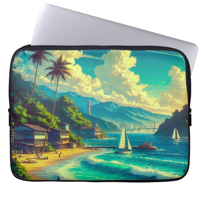 Capa Para Notebook Sonhos Tropicais Ryukyu (Frente)