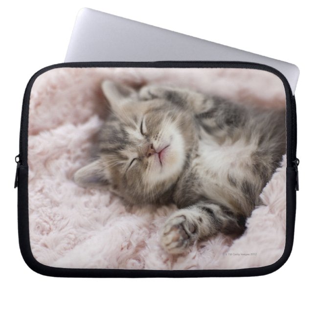 Capa Para Notebook Sono do gatinho (Frente)
