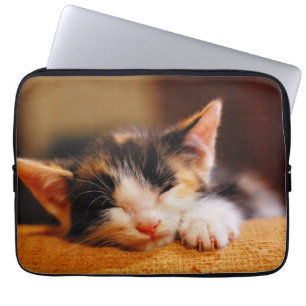 Capa Para Notebook Sono pequeno do gatinho