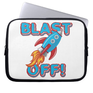 Capa Para Notebook Sopre fora o navio de Rocket
