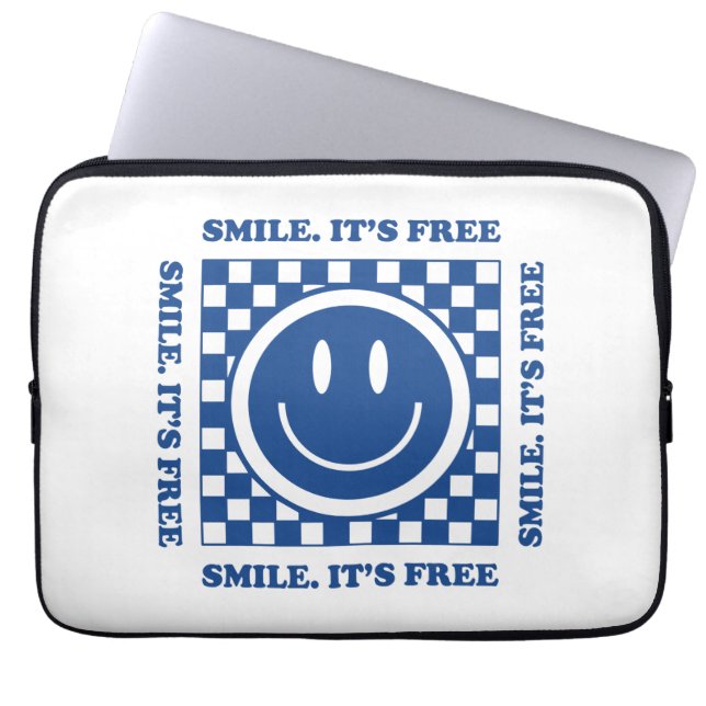 Capa Para Notebook Sorria É Grátis (Frente)