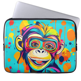 Capa Para Notebook Sorriso de macaco